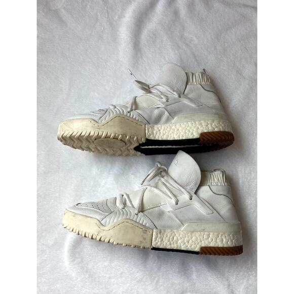 Adidas x Alexander Wang Triple White Bball Sneakers Size 11 Mens - Picture 4 of 9